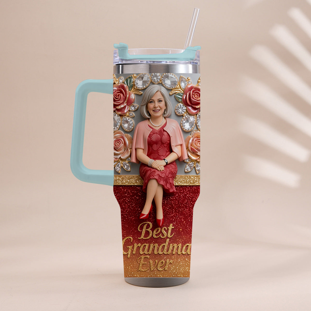 Meilleure Grand-mère, Parfaite pour Maman, Nana - Tasse Personnalisée avec Poignée