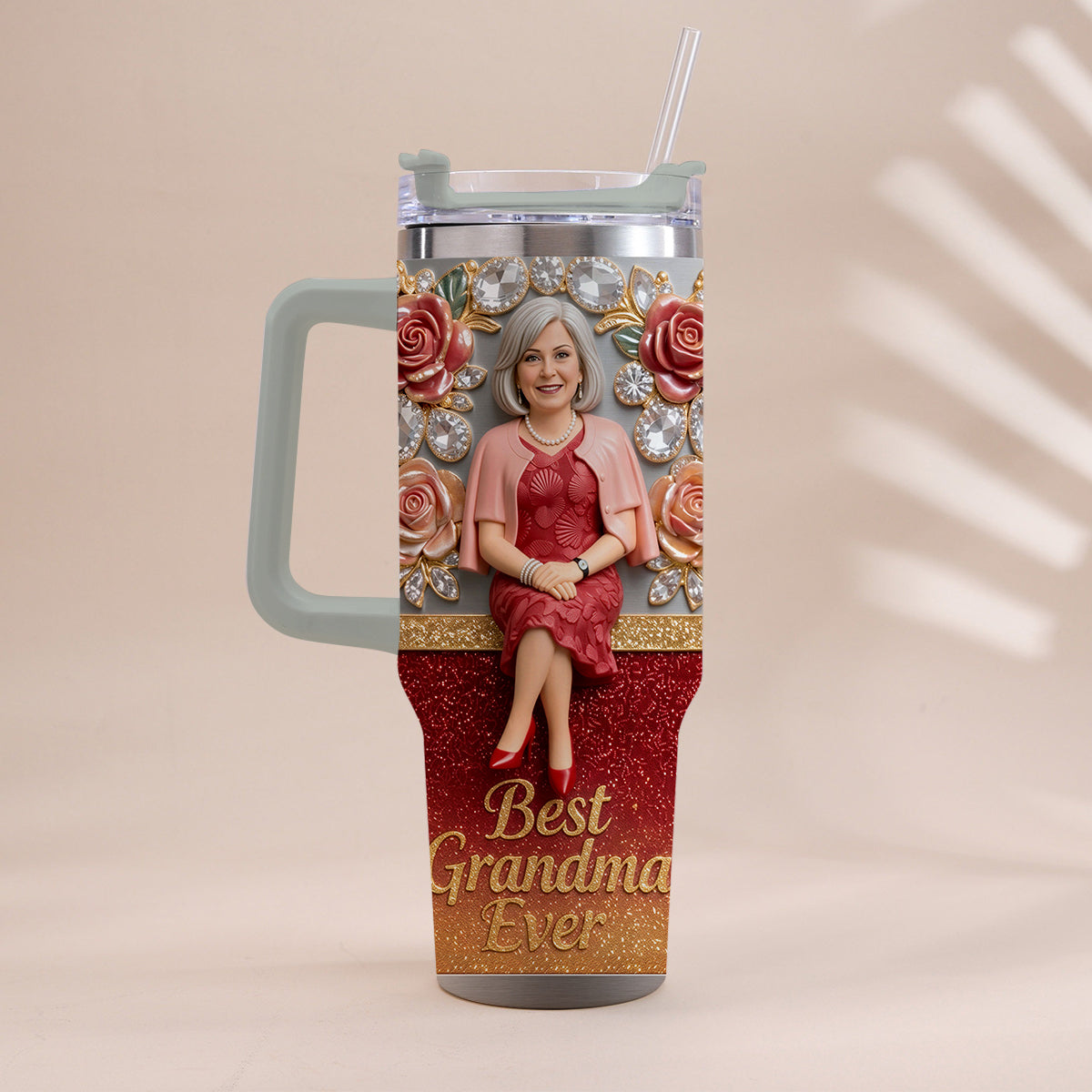 Meilleure Grand-mère, Parfaite pour Maman, Nana - Tasse Personnalisée avec Poignée