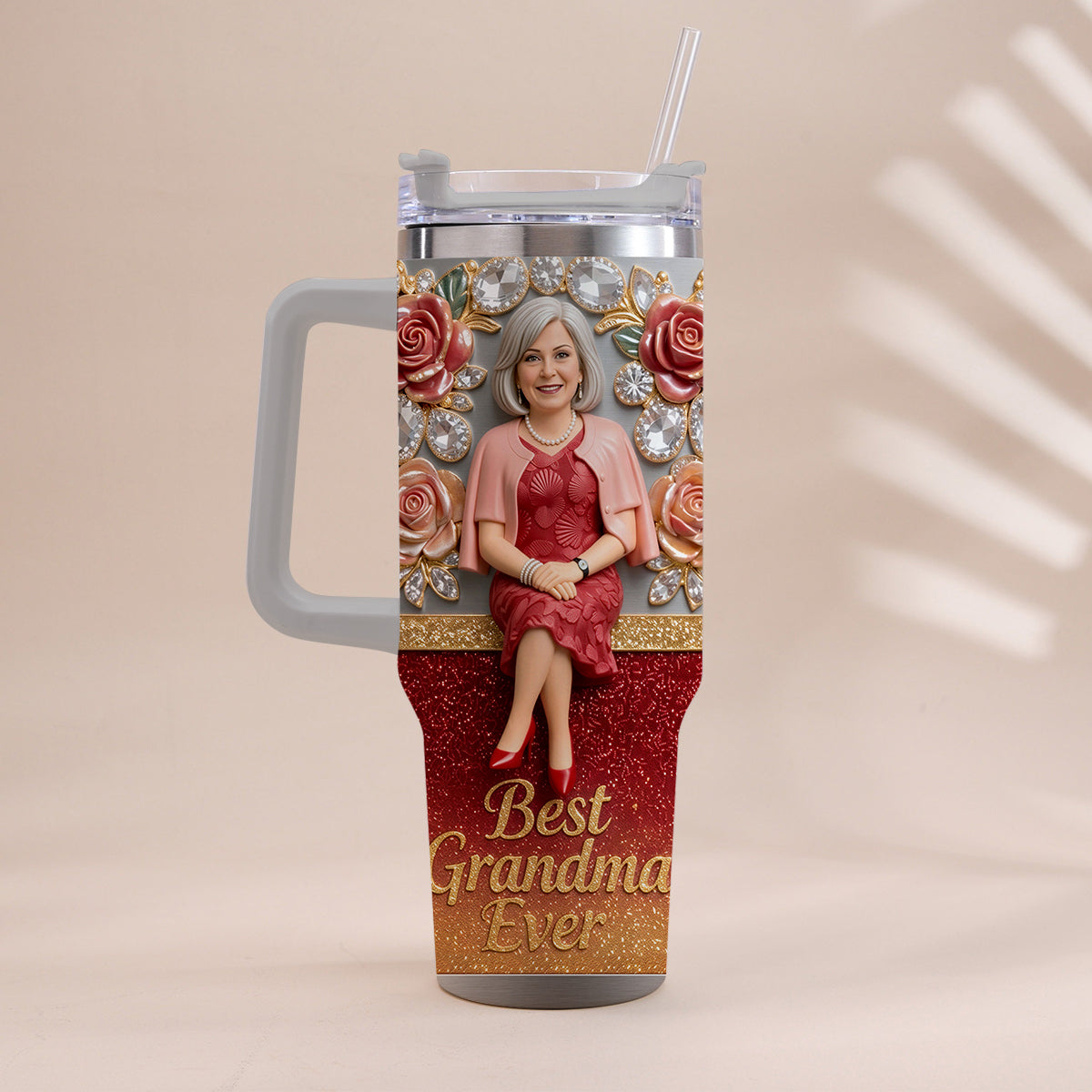 Meilleure Grand-mère, Parfaite pour Maman, Nana - Tasse Personnalisée avec Poignée