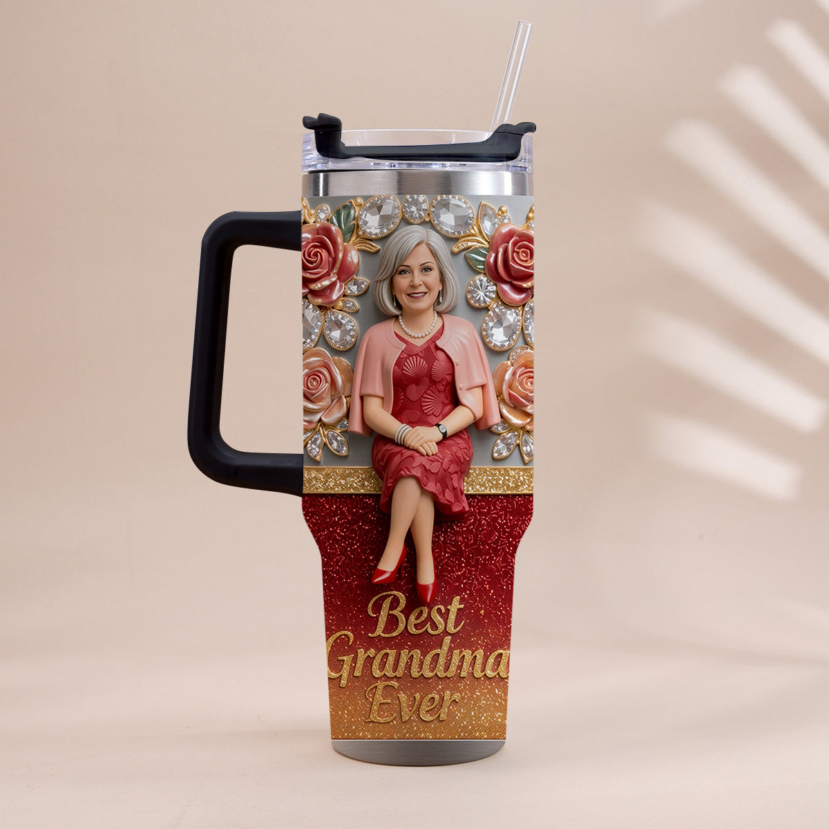 Meilleure Grand-mère, Parfaite pour Maman, Nana - Tasse Personnalisée avec Poignée