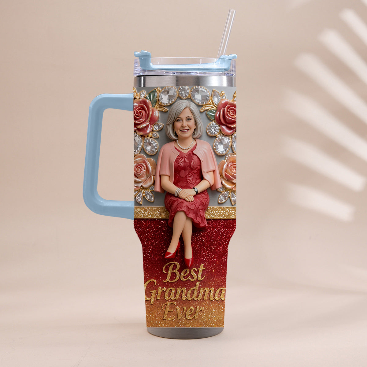 Meilleure Grand-mère, Parfaite pour Maman, Nana - Tasse Personnalisée avec Poignée