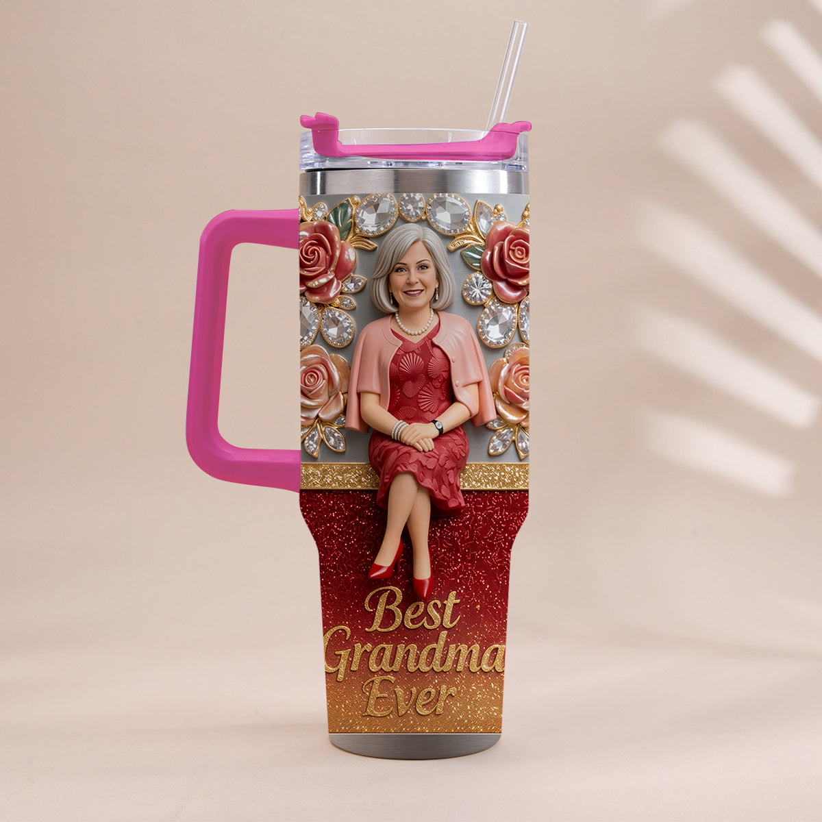 Meilleure Grand-mère, Parfaite pour Maman, Nana - Tasse Personnalisée avec Poignée
