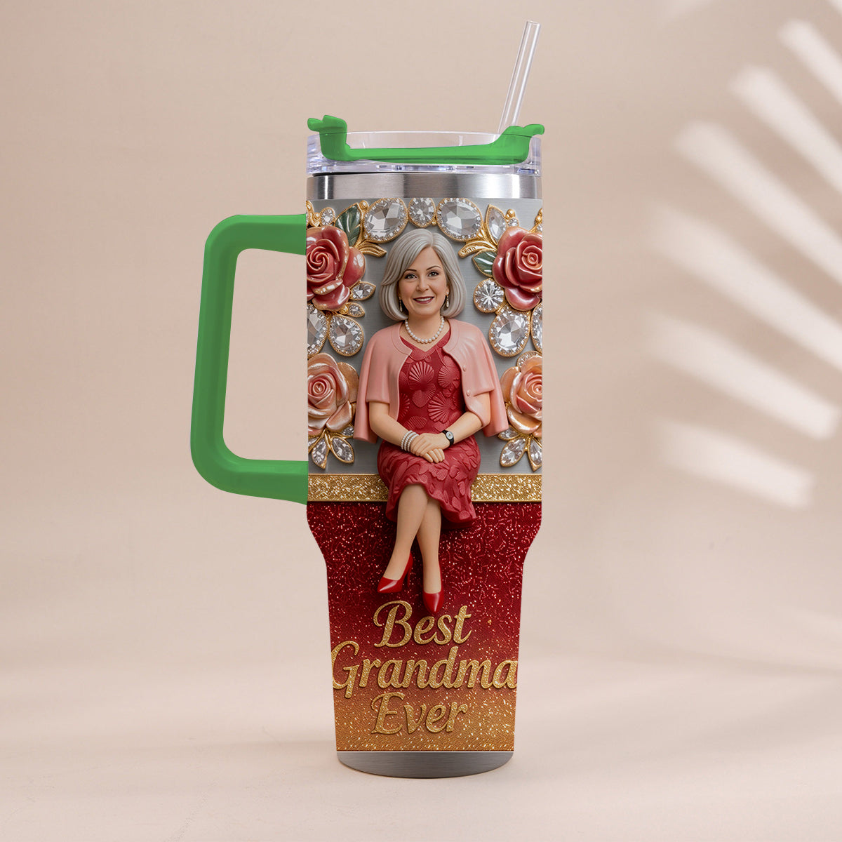 Meilleure Grand-mère, Parfaite pour Maman, Nana - Tasse Personnalisée avec Poignée