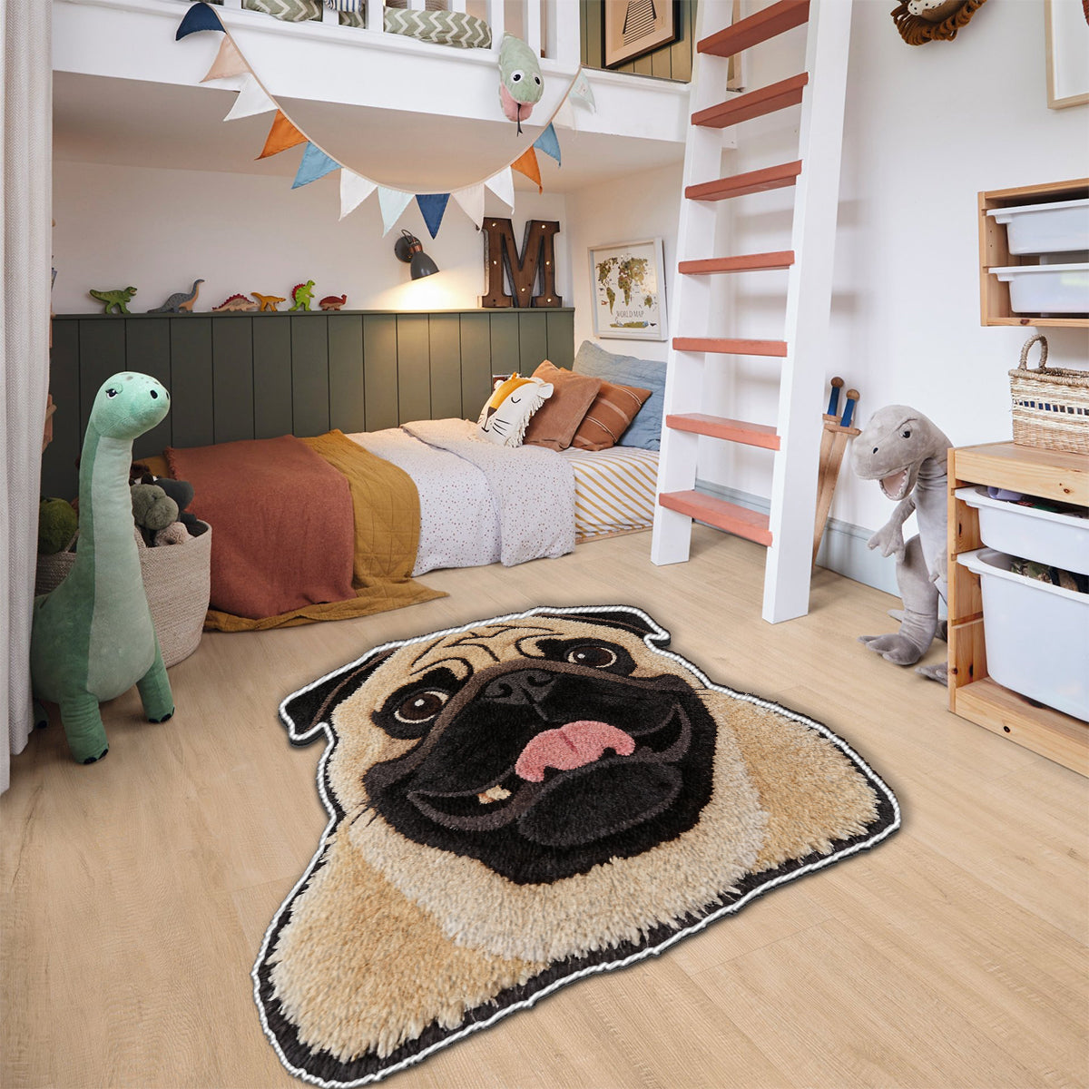 Tapis personnalisé pour chien antidérapant à partir de n'importe quelle photo