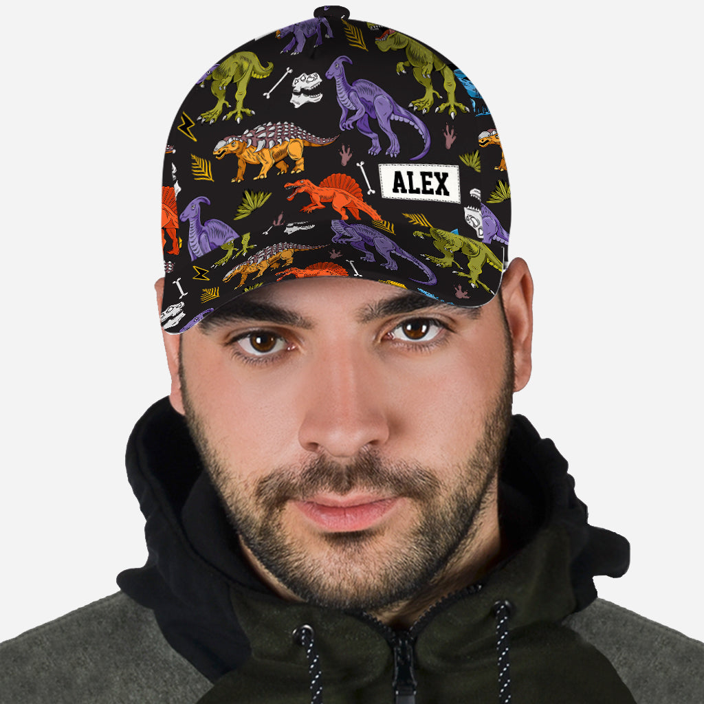 Children's Dinosaur Design - Personalized Kid Classic Cap
