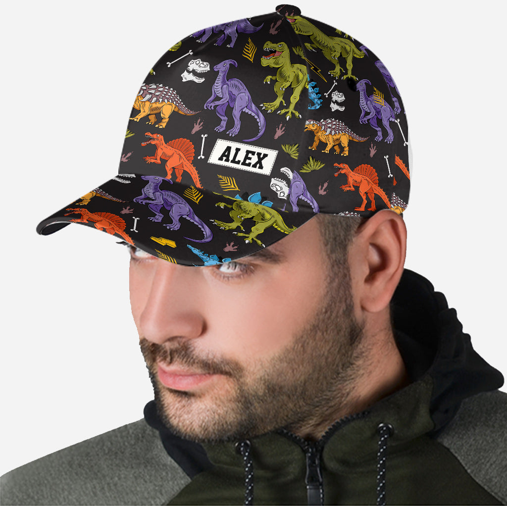 Children's Dinosaur Design - Personalized Kid Classic Cap