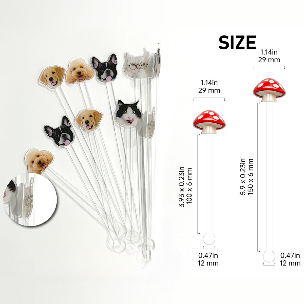 Be You The World Will Adjust, Hippie Style - Personalized Hippie Set Accent Mug with Acrylic Stirrers