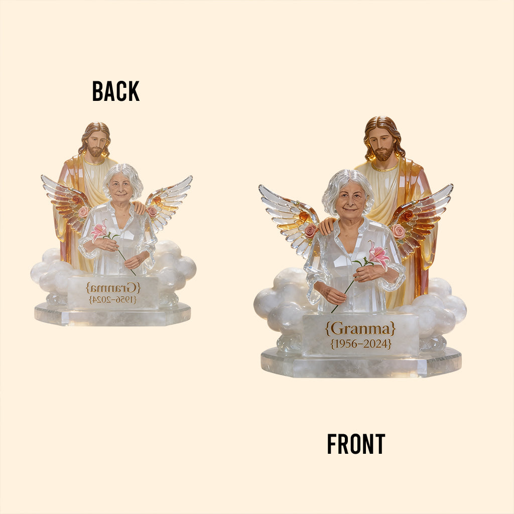 Memorial Gift For Lost Of Loved Ones - Personalized Memorial Custom Shaped Acrylic Plaque