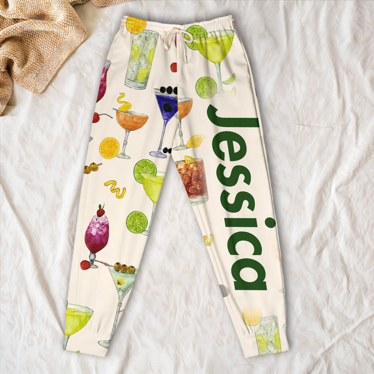 Pantalon de survêtement unisexe « Cocktail coloré et plein d'esprit festif » - Personnalisable