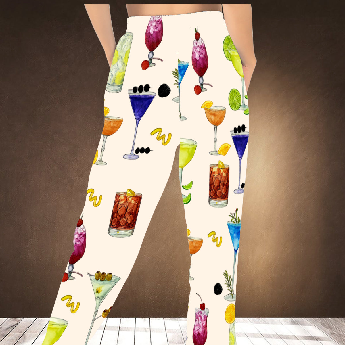 Pantalon de survêtement unisexe « Cocktail coloré et plein d'esprit festif » - Personnalisable