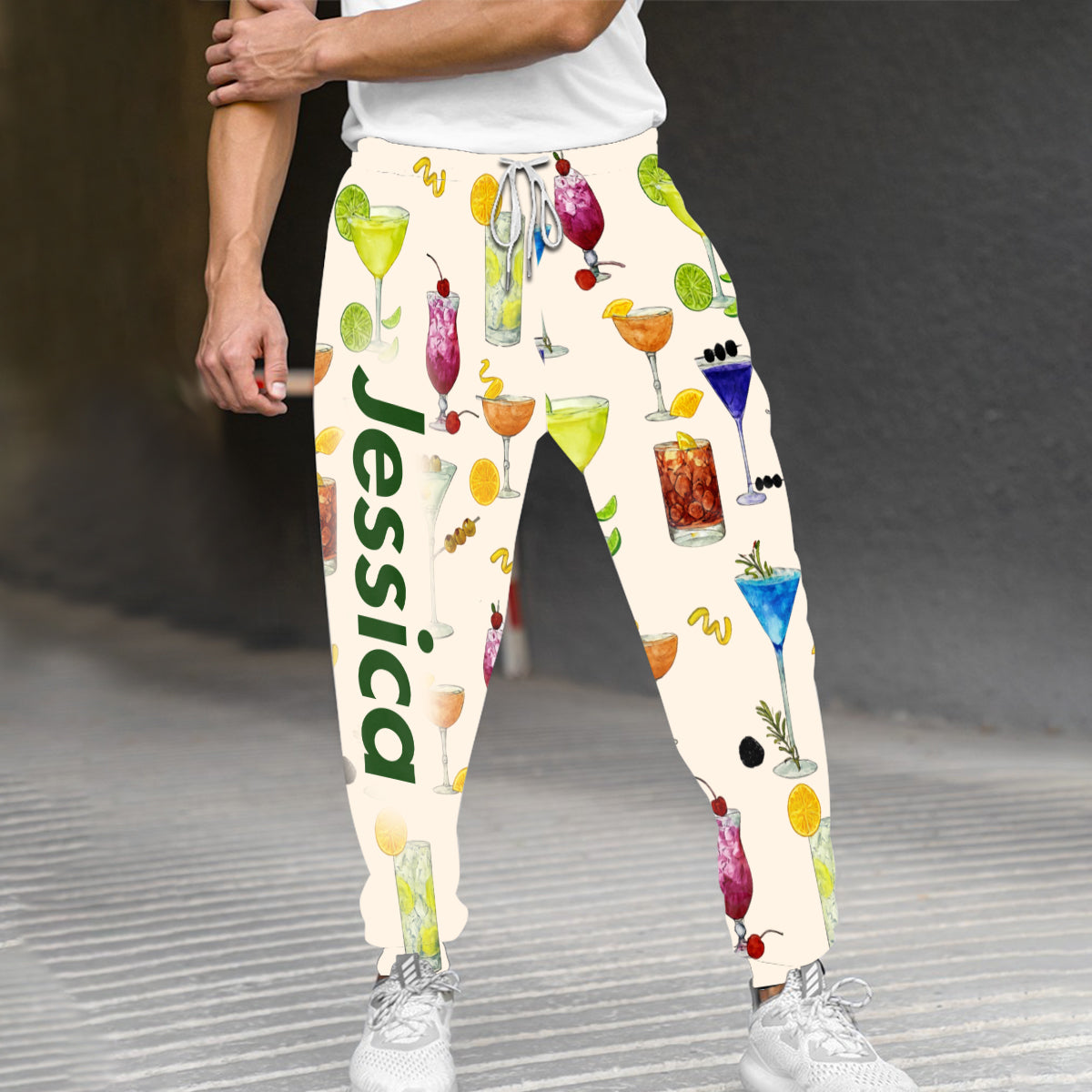 Pantalon de survêtement unisexe « Cocktail coloré et plein d'esprit festif » - Personnalisable