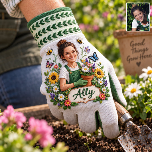 Gardening Lovers, Gift for Gardener - Personalized Gardening Garden Gloves