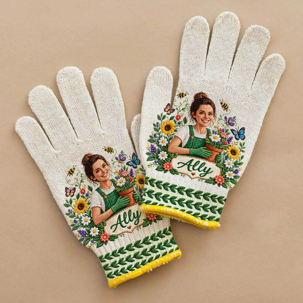 Amoureux du jardinage, Cadeau pour jardinier - Gants de jardinage personnalisés