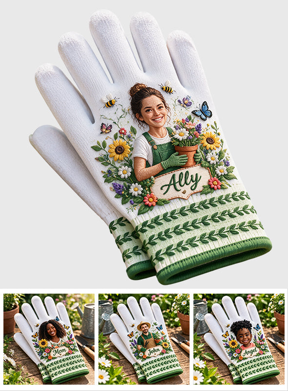 Amoureux du jardinage, Cadeau pour jardinier - Gants de jardinage personnalisés
