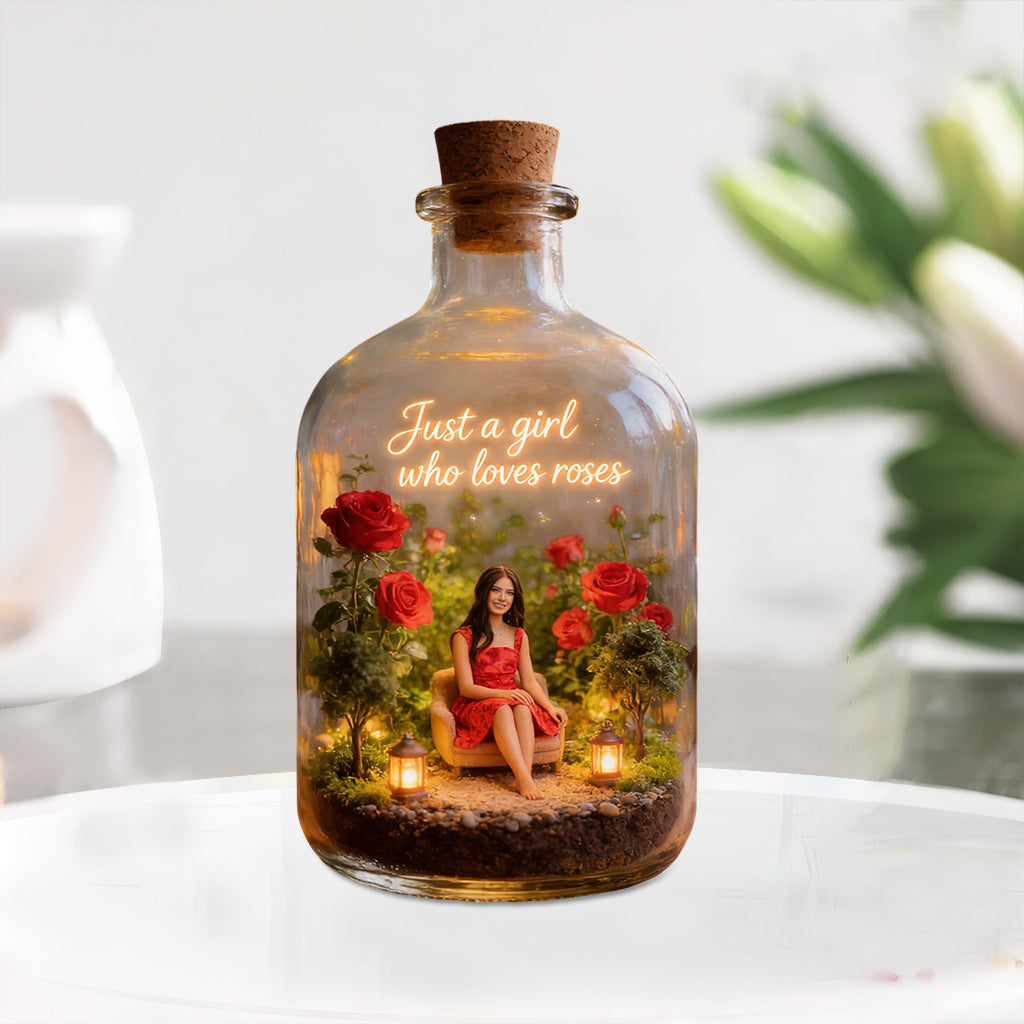 Custom Any Photo - Personalized Birth Month Flower Custom Shaped Acrylic Plaque