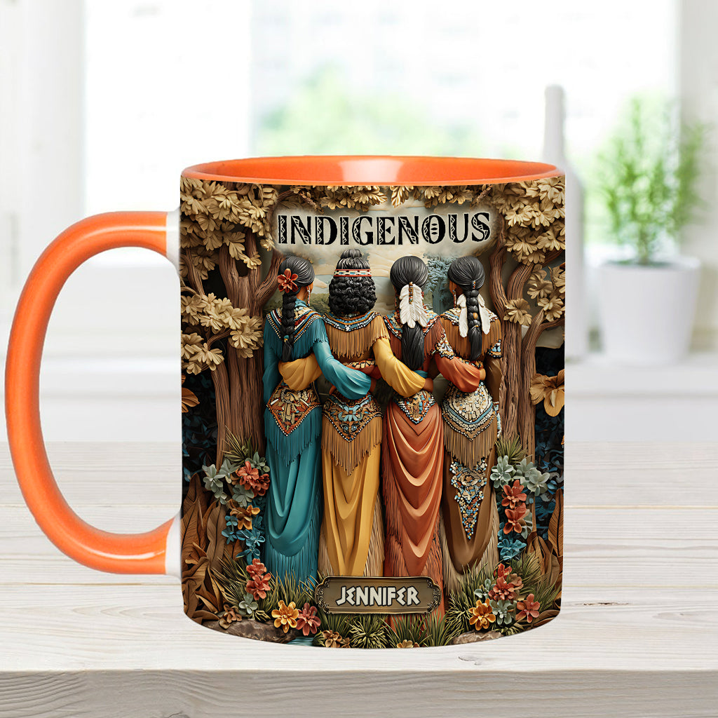 Mug personnalisé à motif amérindien - Autochtone
