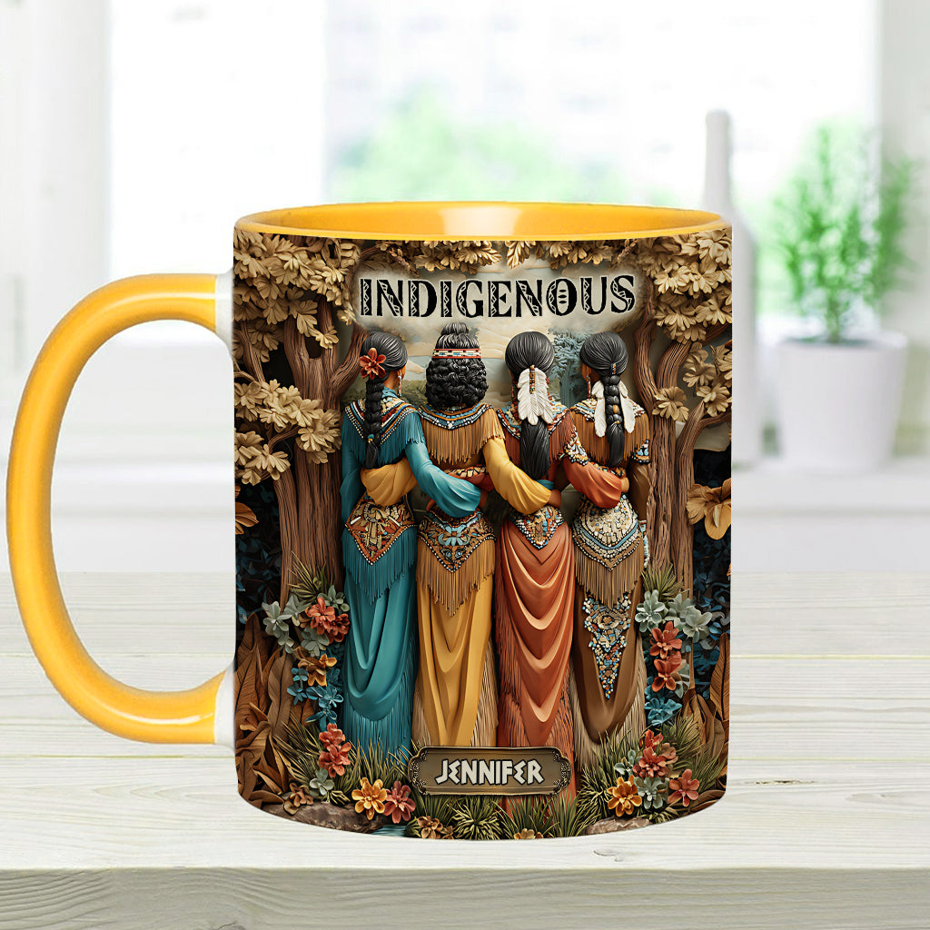 Mug personnalisé à motif amérindien - Autochtone