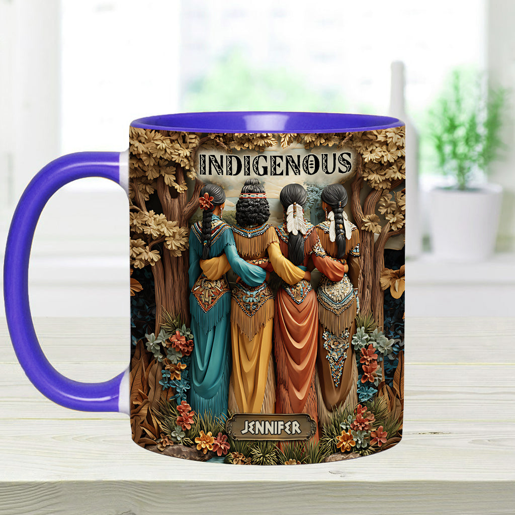 Mug personnalisé à motif amérindien - Autochtone