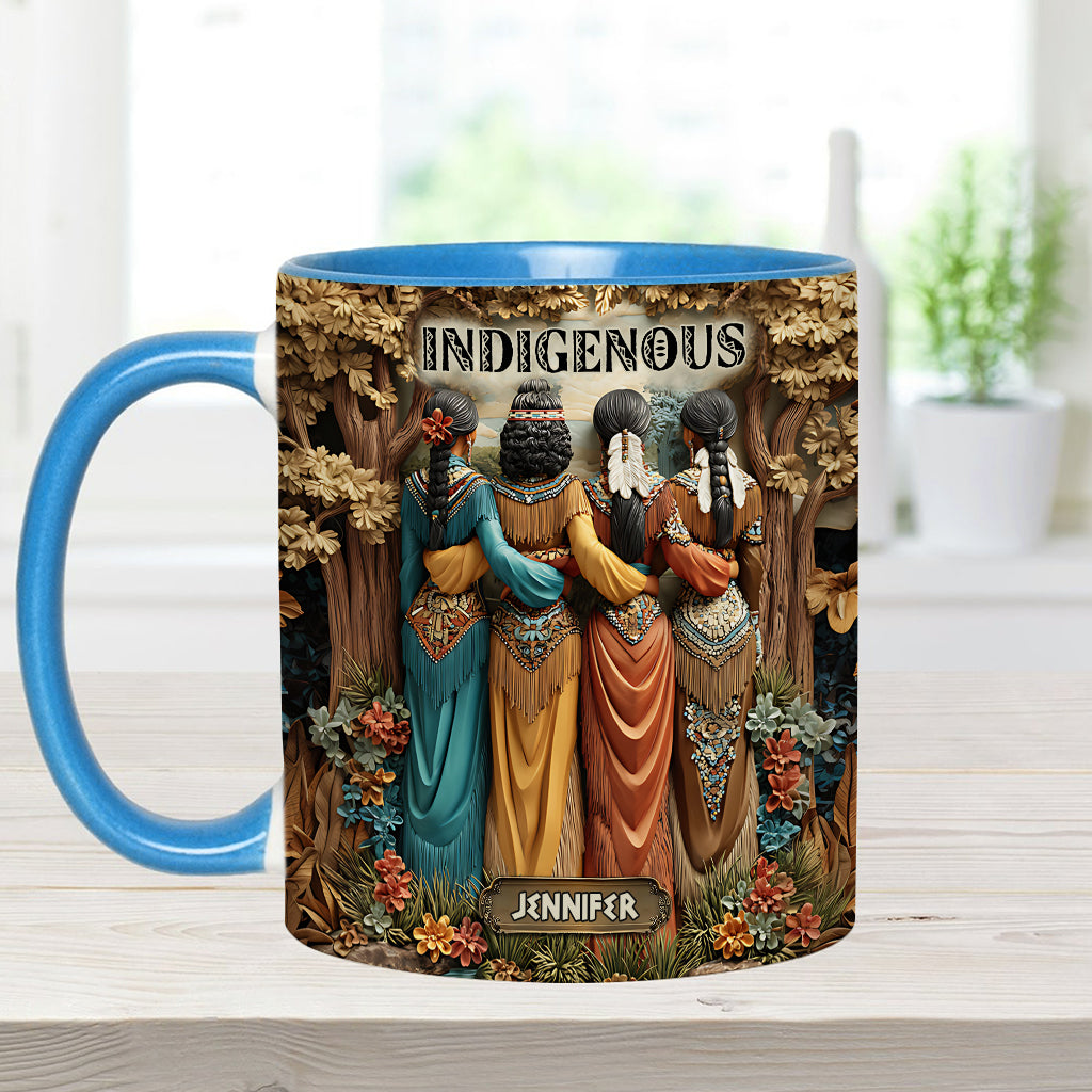 Mug personnalisé à motif amérindien - Autochtone