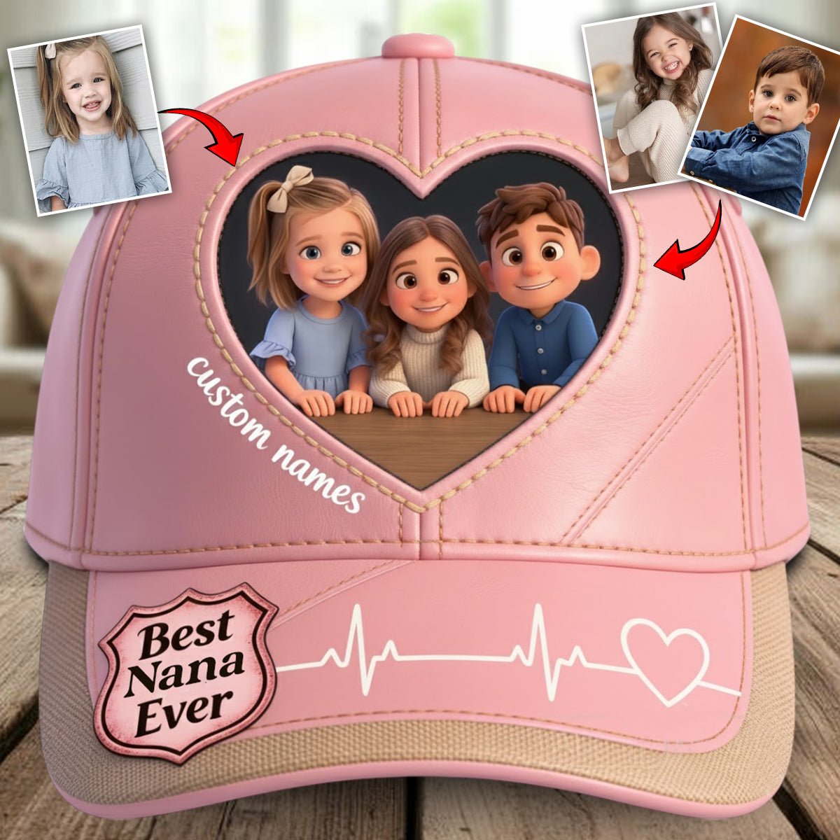 Custom From Any Photo - Personalized Mother Classic Cap