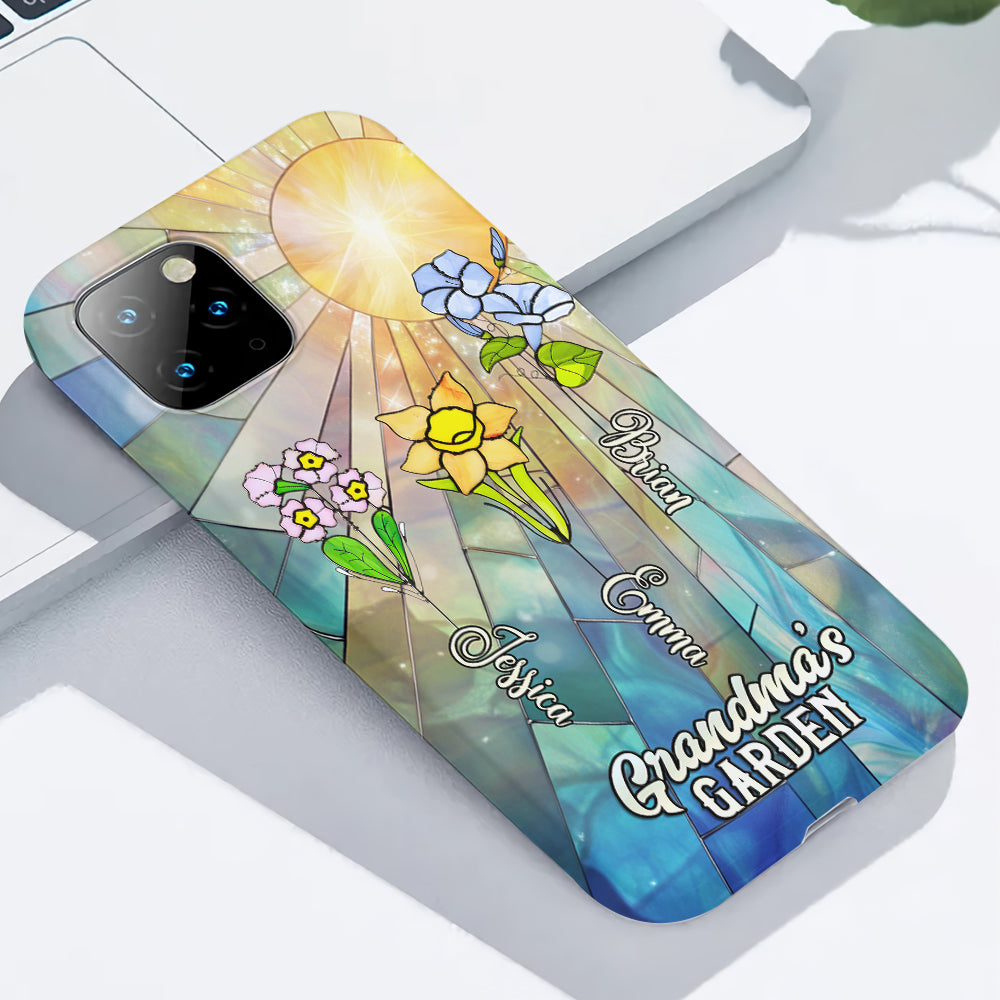Grandma's Garden - Personalized Grandma Full Print Phone Case