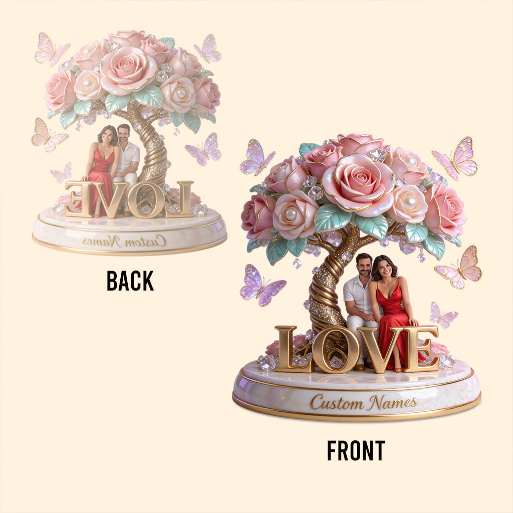 Toi et moi - Plaque acrylique personnalisée pour couple