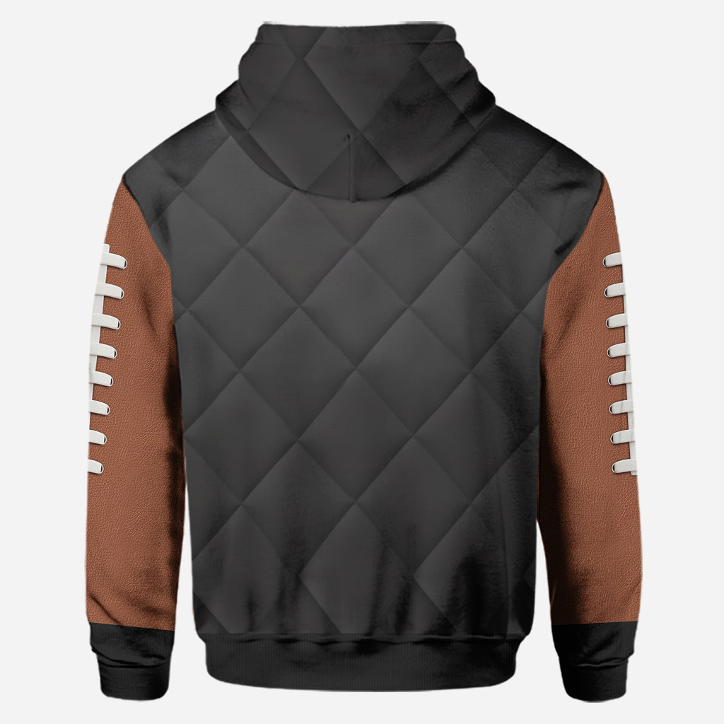 Maman, petite amie, épouse passionnée de football - Sweat à capuche et leggings personnalisés pour les jours de match