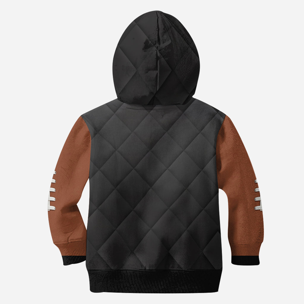 Maman, petite amie, épouse passionnée de football - Sweat à capuche et leggings personnalisés pour les jours de match