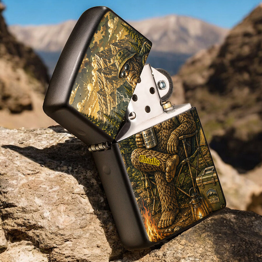 Idée Cadeau pour Amateur de Camping - Briquet Personnalisé