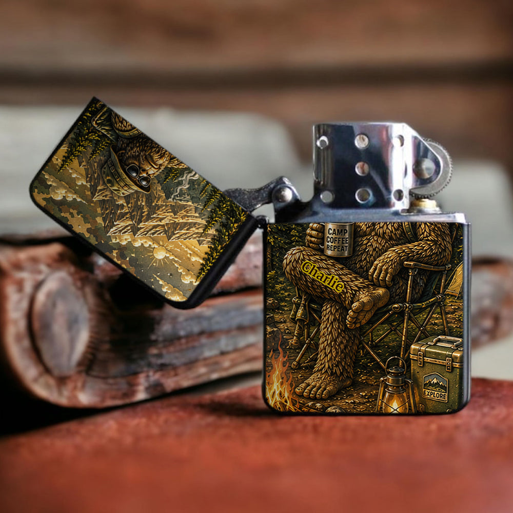 Idée Cadeau pour Amateur de Camping - Briquet Personnalisé