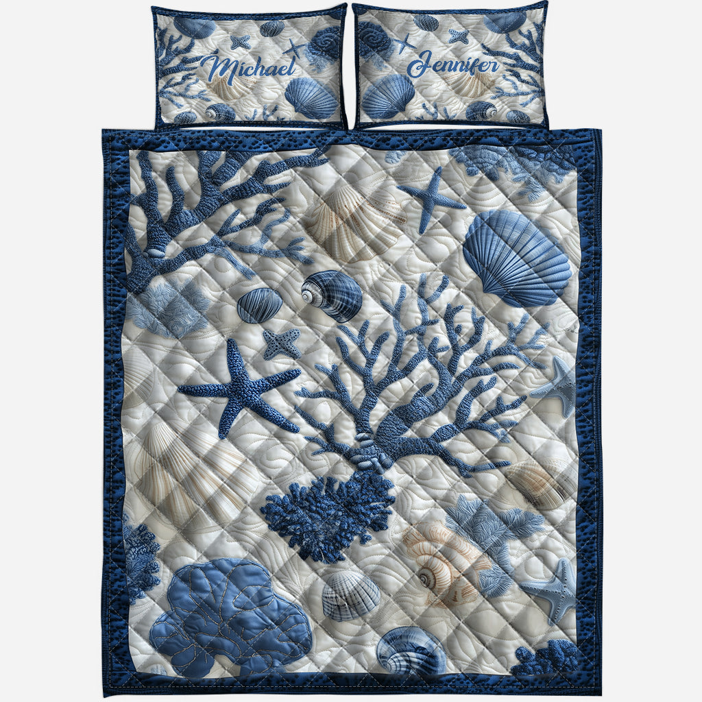 Beach Lovin' - Personalized Sea Lover Quilt Set