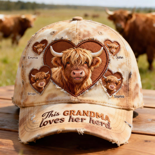 This Mama Loves Her Herd - Personalized Mother Classic Cap