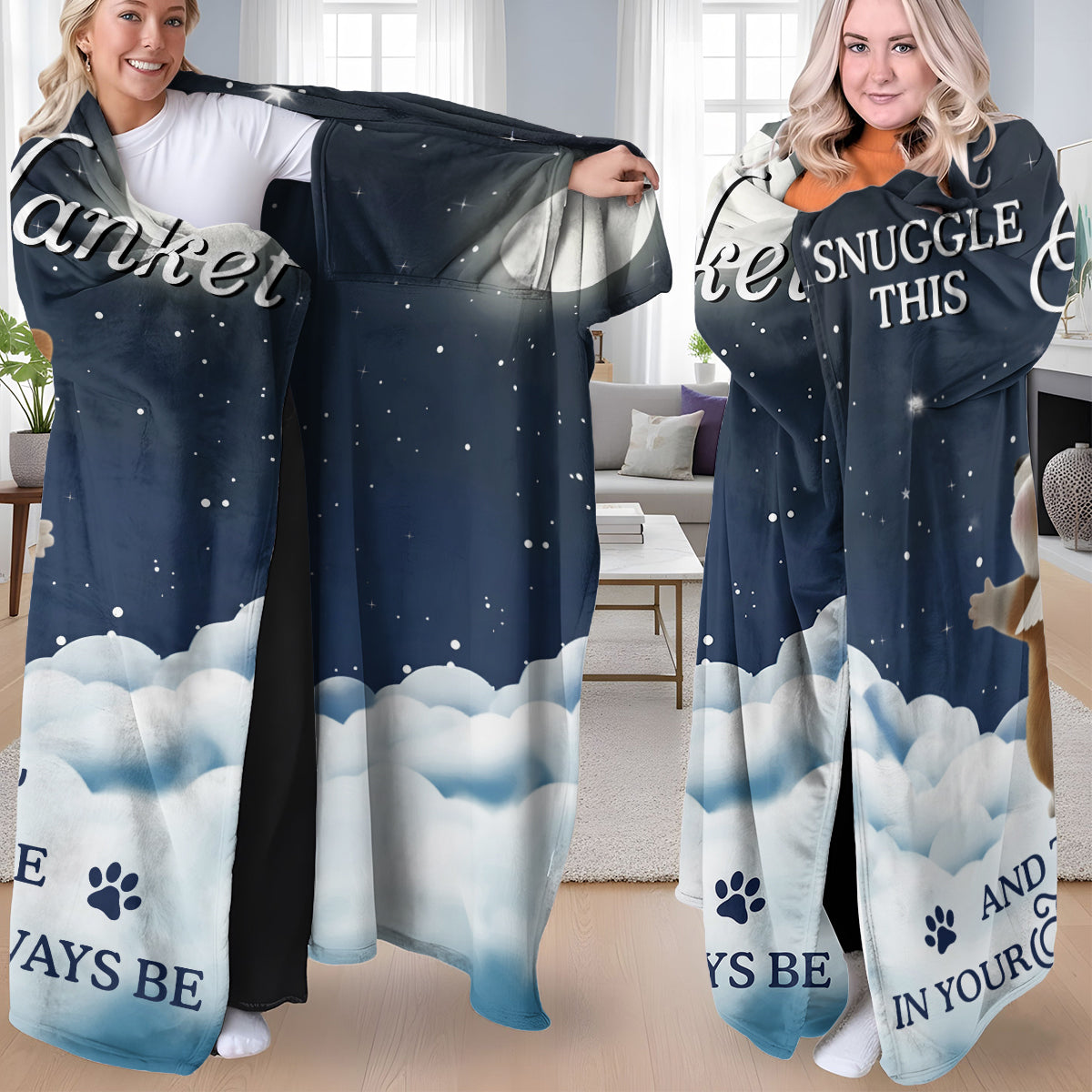 Hug From Heaven - Personalized Dog Wearable Blanket