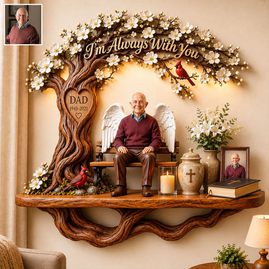 Décor de Chambre Whisky - Étagère Flottante en Bois Personnalisée