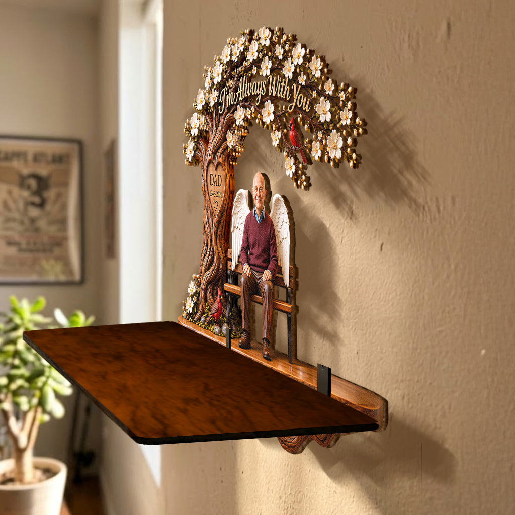 Décor de Chambre Whisky - Étagère Flottante en Bois Personnalisée