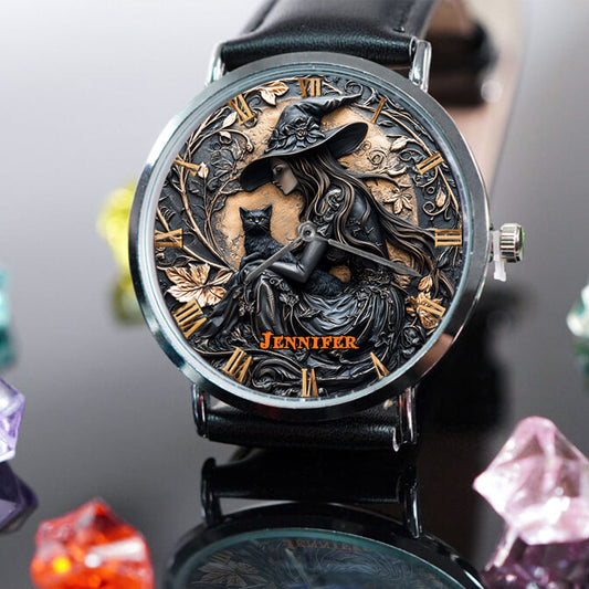 Montre-bracelet de sorcière personnalisée - Magical Witch
