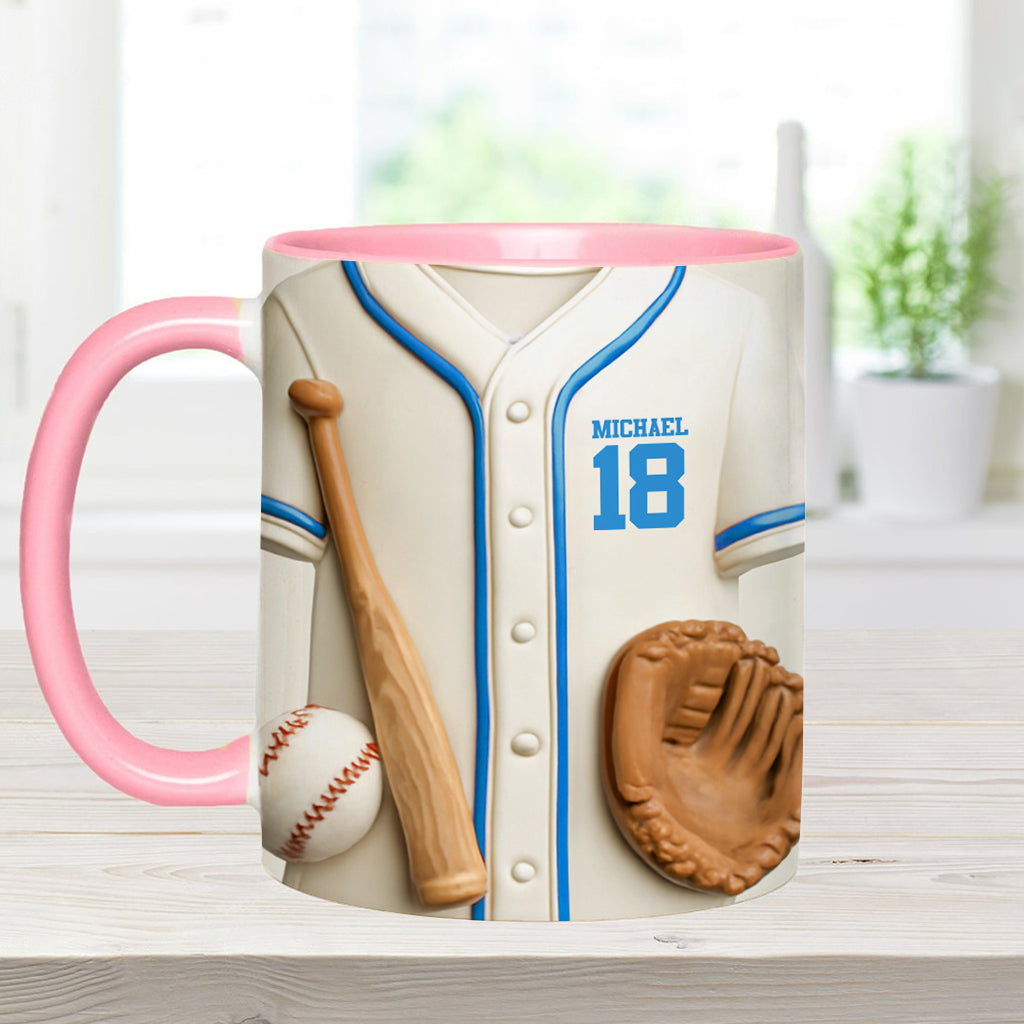 Baseball Is More Than A Game - Personalized Baseball Accent Mug