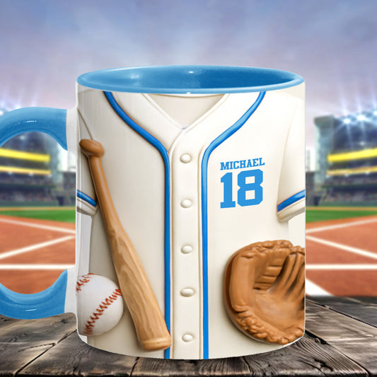 Baseball Is More Than A Game - Personalized Baseball Accent Mug