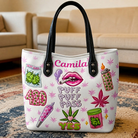 Puff Puff Pass - Sac en toile personnalisé