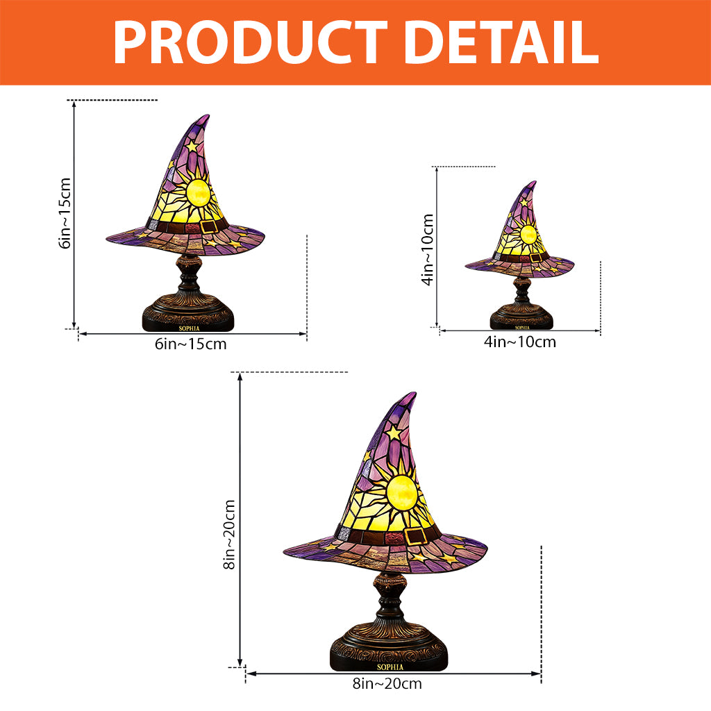 Stunning Witch Hat - Personalized Witch Custom Shaped Acrylic Plaque