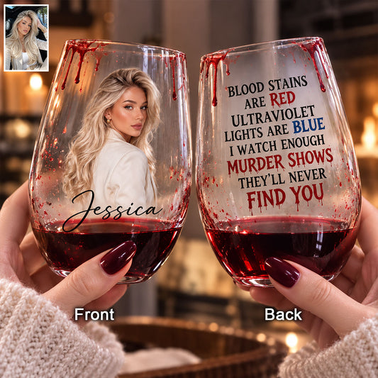 Bloody Sip - Verre à vin personnalisé