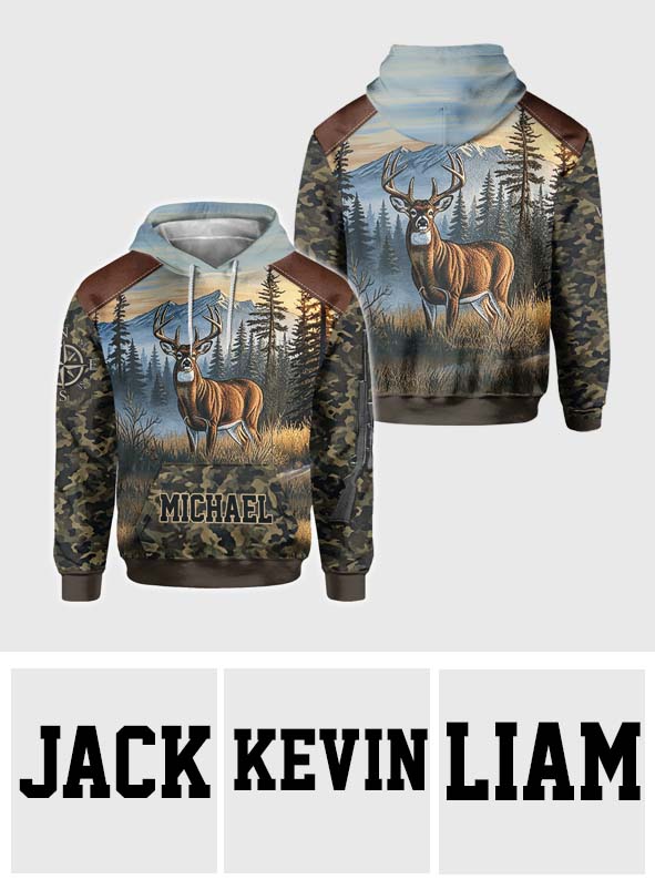 Love Hunting - Personalized Hunting All Over Shirt