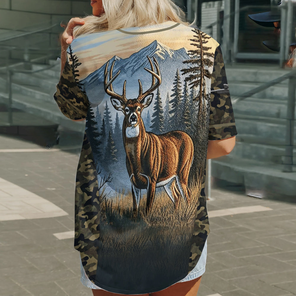 J'adore la chasse - Maillot de baseball de chasse personnalisé