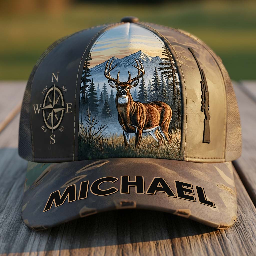 Passionné de chasse - Casquette de chasse classique personnalisée