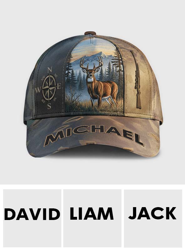 Passionné de chasse - Casquette de chasse classique personnalisée