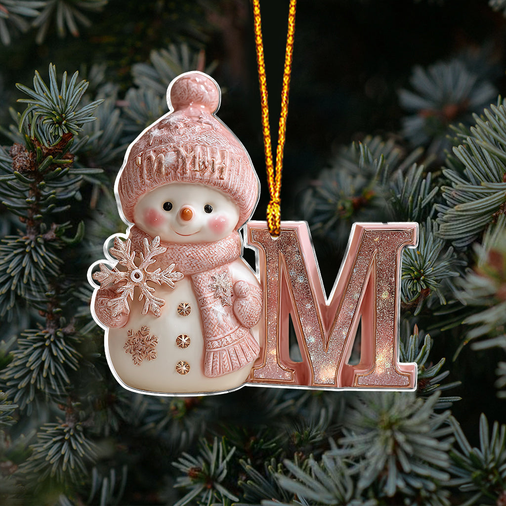 Merry Christmas - Personalized Family Ornament