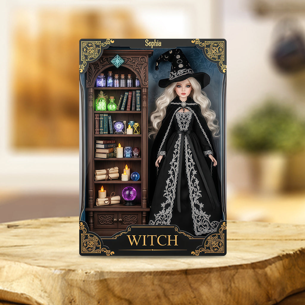 Magical Witch - Personalized Witch Custom Shaped Acrylic Plaque