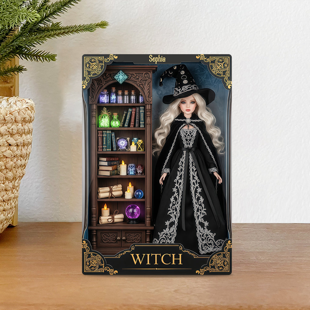 Magical Witch - Personalized Witch Custom Shaped Acrylic Plaque