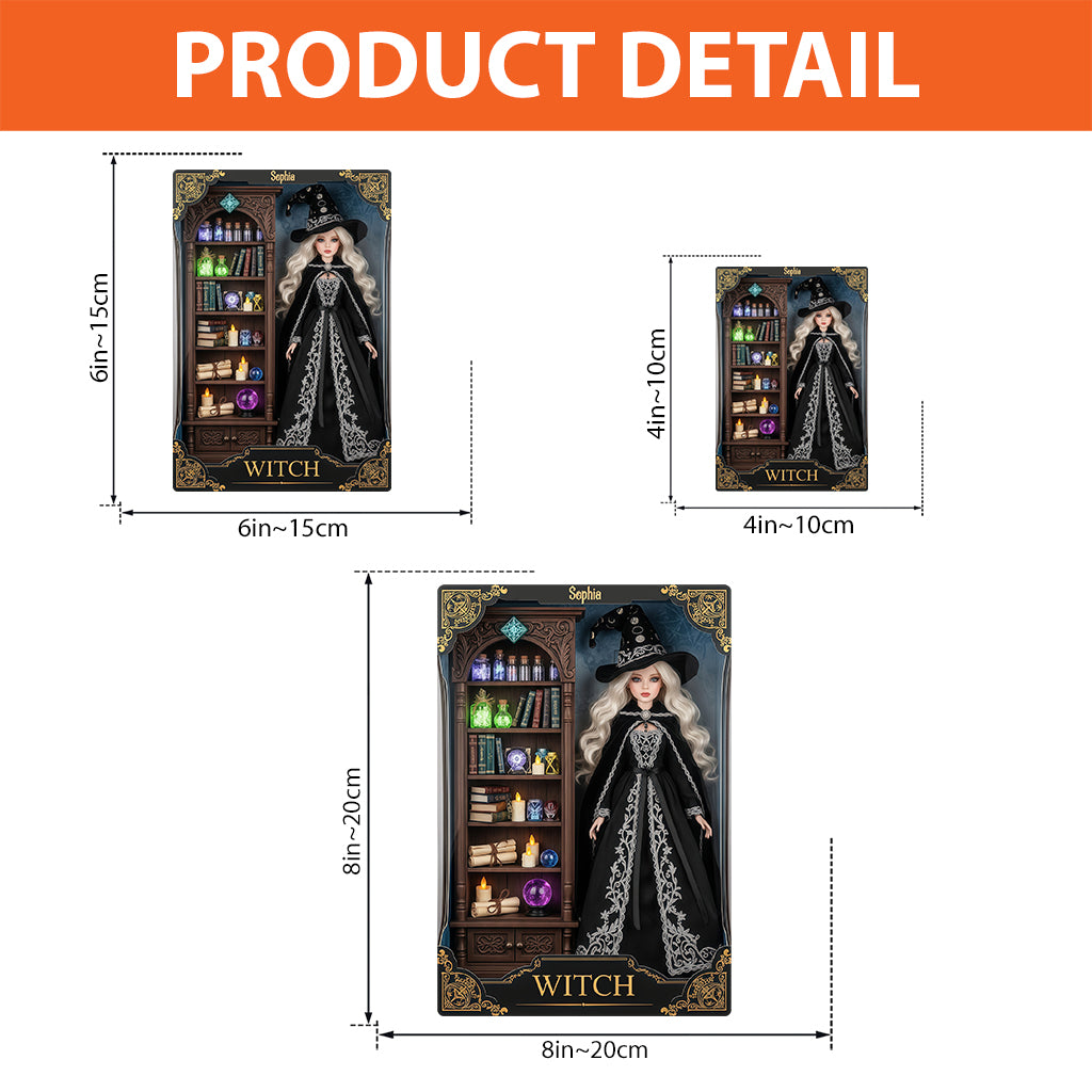 Magical Witch - Personalized Witch Custom Shaped Acrylic Plaque