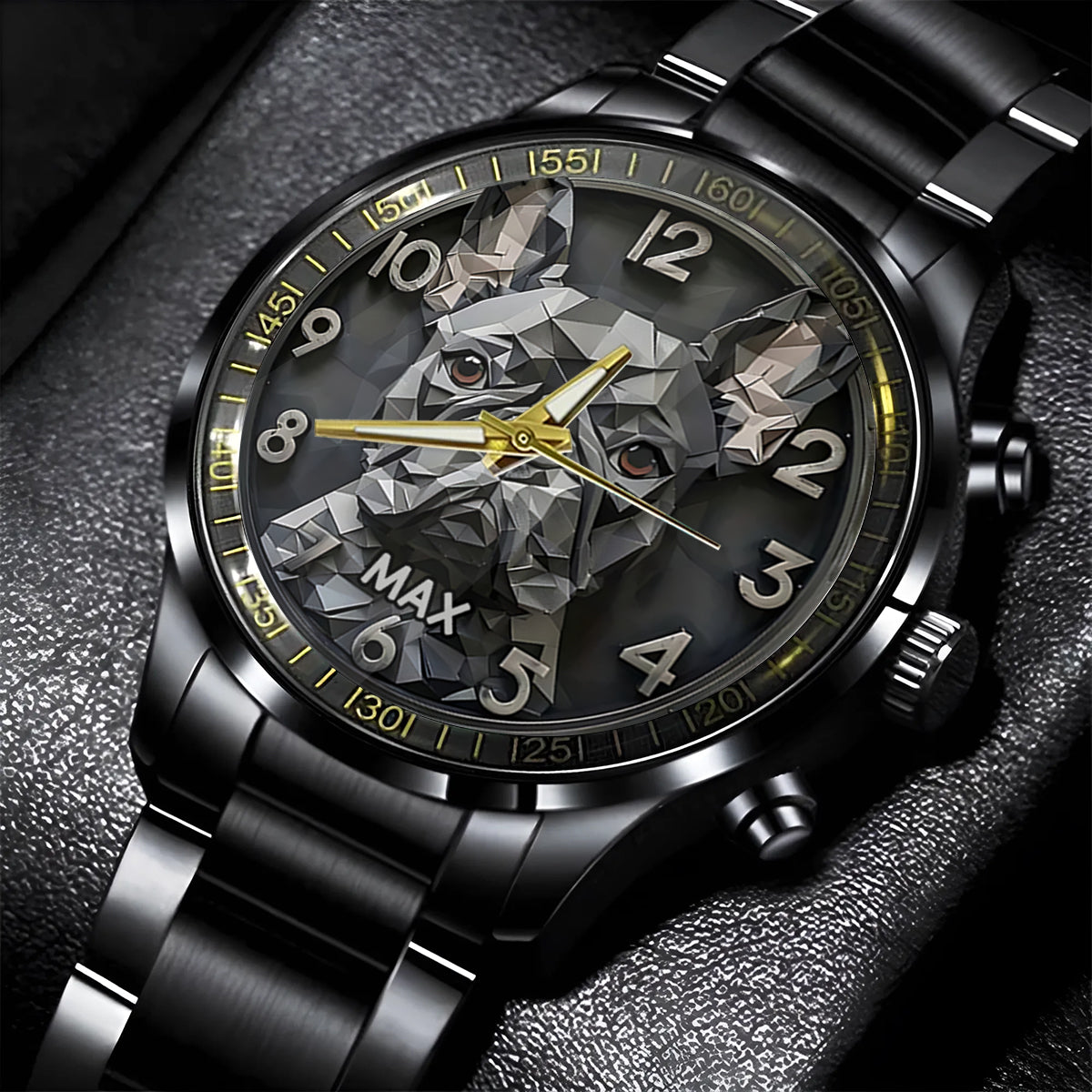 Montre personnalisée Bouledogue français - Montre à main Bouledogue français stylée